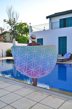 Mis Yuvarlak Havlu / Yaşam Çiçeği resmi
